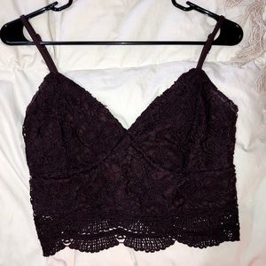 ⭐️ lace cropped top
